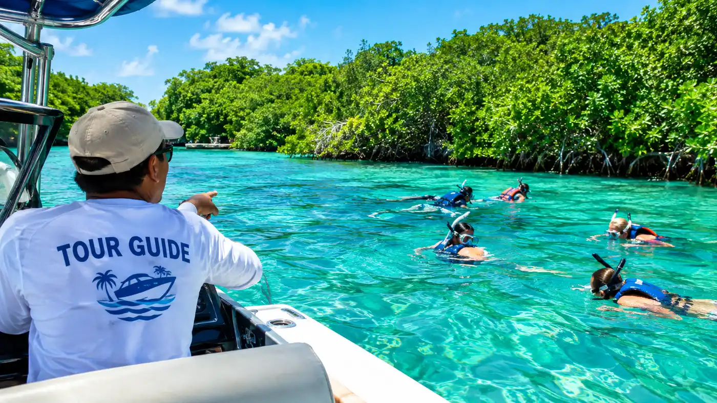 Cancun Speedboat and Snorkel Jungle Tour Guide